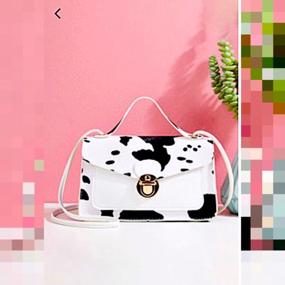 Handbags - Cow Print Mini Purse